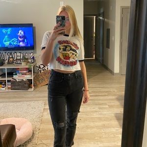 Crop Wonder Woman T-Shirt
